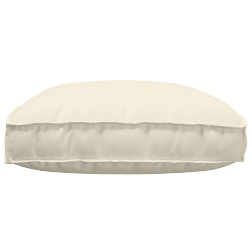 Възглавница Крем 120 x 80 x 12 cm Оксфордска тъкан