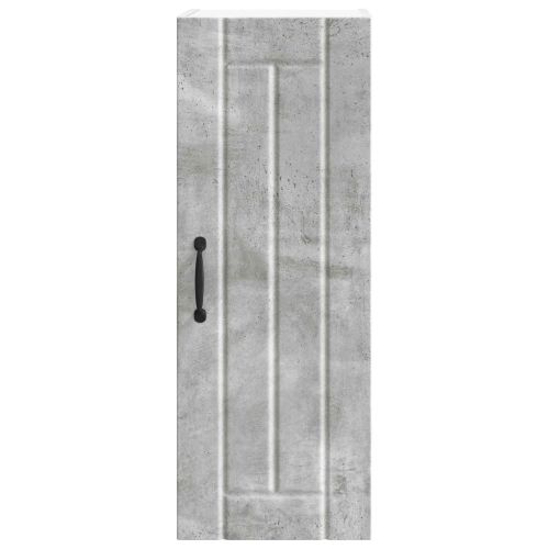 Кухненски шкаф 2 pcs Циментено сиво 30 x 31 x 80 см