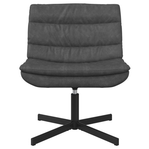 Въртящ се стол Черно 63 x 75 x 76 см Антично PU