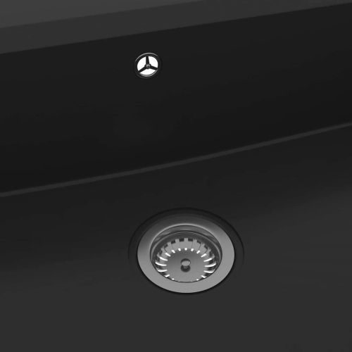 Кухненска мивка Черно 79 x 50 x 31 см Гранит