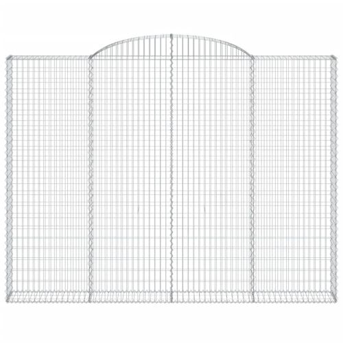 Габионни кошници арка 2 бр 300x30x220/240 см поцинковано желязо