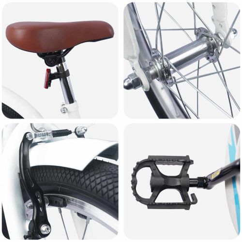 Детски Велосипед 20 инча за 6–11 години Бяло