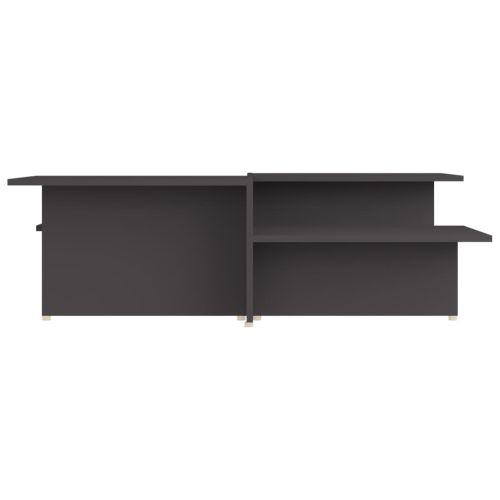 Кафе маси, 2 бр, сиви, 111,5x50x33 см, инженерно дърво