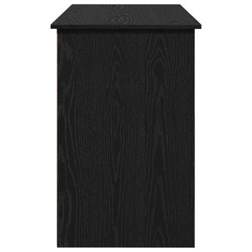 Бюро, черно, 102x50x75 см, инженерно дърво