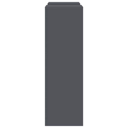 Стойка за растения 2 pcs Антрацит 24 x 24 x 75 см Стомана