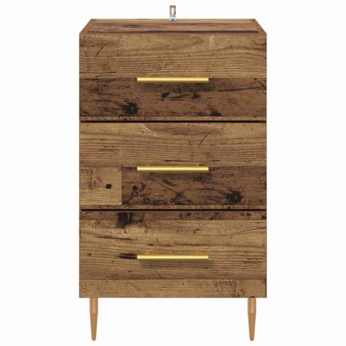 Нощен шкаф Старо дърво 40 x 40 x 66 см Инженерно дърво