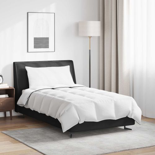 Зимен юрган с възглавница 2 pcs Бяло Пухени пера