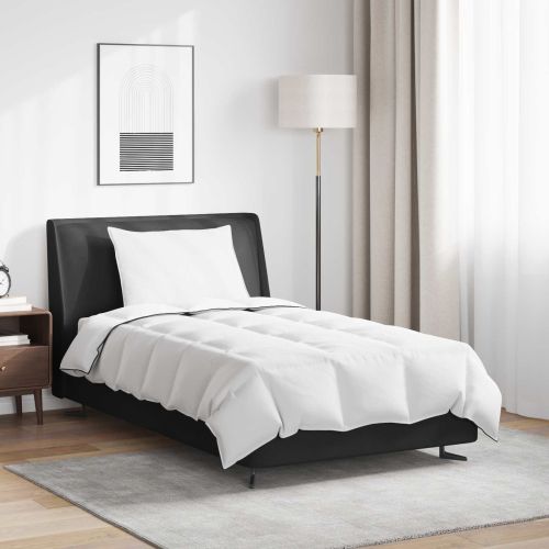 Зимен юрган с възглавница 2 pcs Бяло Пухени пера