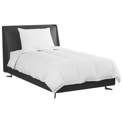 Зимен юрган с възглавница 2 pcs Бяло Пухени пера