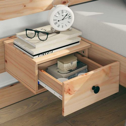 Рамка за легло Кафяво 160 x 200 cm Солидно борово дърво