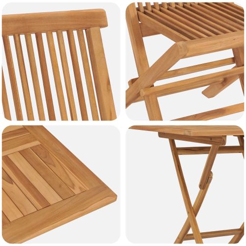 Комплект за хранене в градината 3 pcs Кафяво