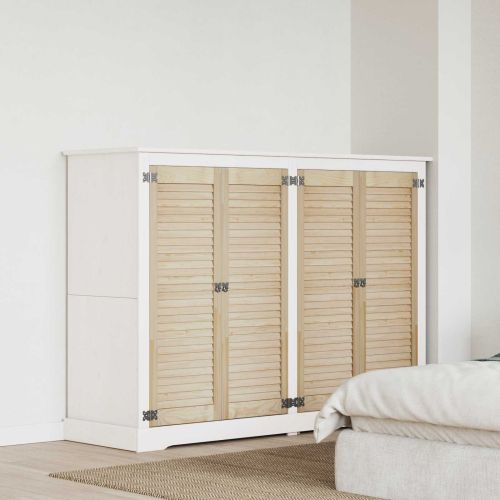 Врата за шкаф с врата 4 pcs Естествен 140.5 x 2 x 59.5 см