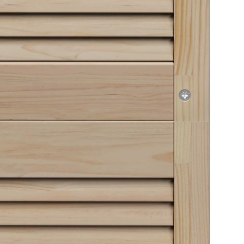 Врата за шкаф с врата 4 pcs Естествен 140.5 x 2 x 59.5 см