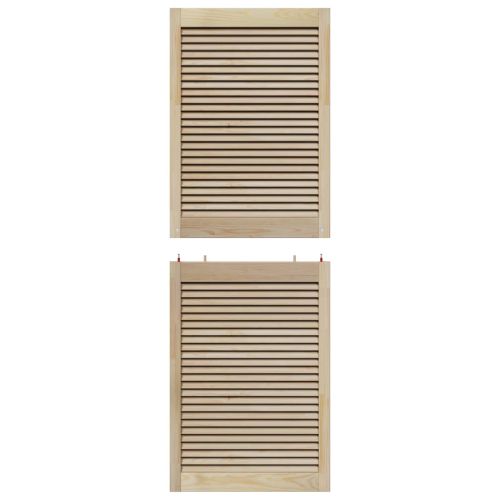 Врата за шкаф с врата 4 pcs Естествен 170 x 2,1 x 59,5 см