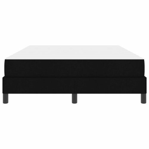 Легло с пружинирана основа с матрак Черно 160 x 200 cm текстил