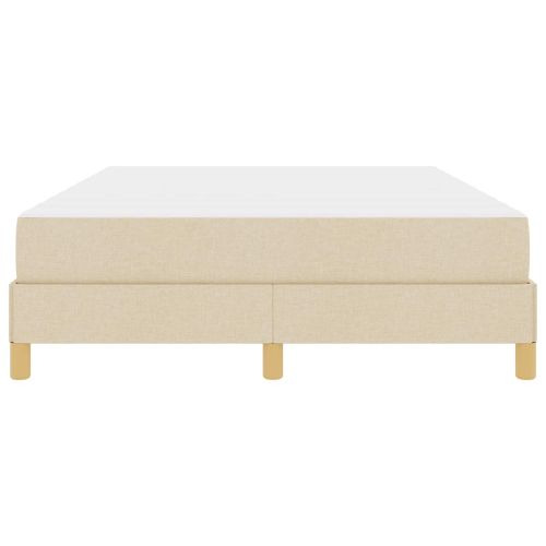 Легло с пружинирана основа с матрак Крем 160 x 200 cm текстил