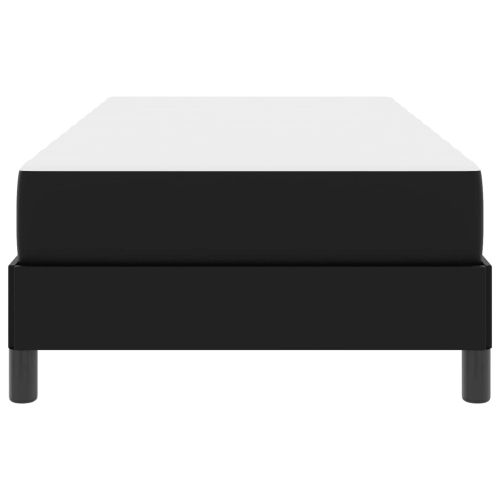 Рамка за легло с матрак Черно 90 x 200 cm текстил