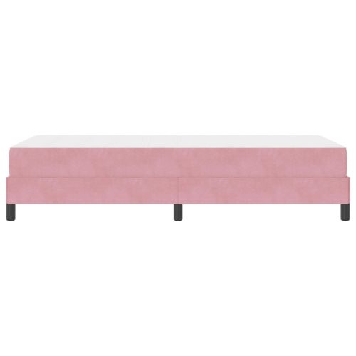 Легло с пружинирана основа с матрак Розово 80 x 200 cm текстил