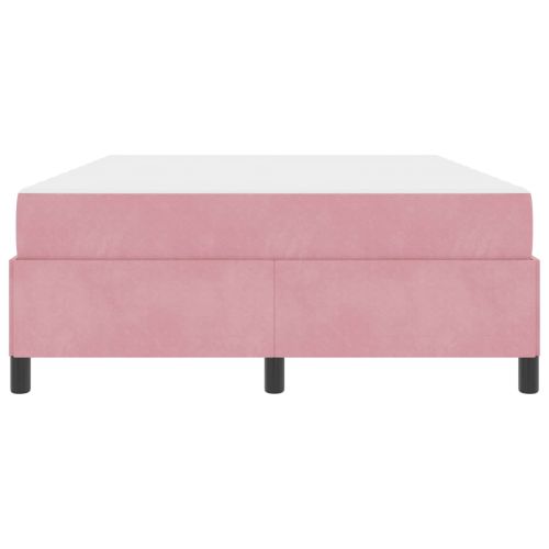 Рамка за легло с матрак Розово 160 x 200 cm текстил