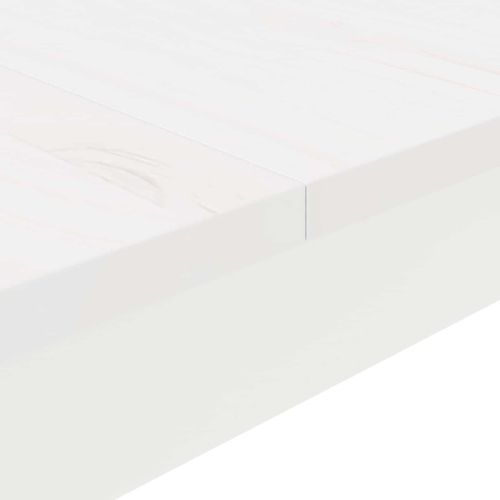 Бар маса Бяло 110 x 55 x 105 см Солидно борово дърво