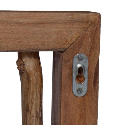 Закачалка Кафяво 50 x 11 x 25 см Масивно махагоново дърво