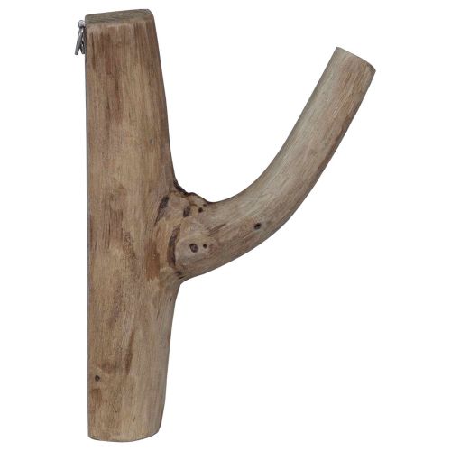 Кука Кафяво 4 x 4 x 14 см Солидно възстановено дърво