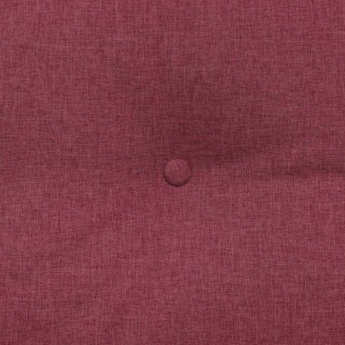 Възглавница за гръб Виненочервен 100 x 24 x 50 см текстил