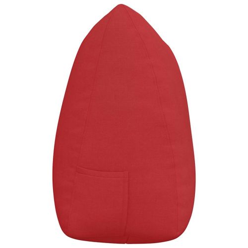 Възглавница за гръб Червено 140 x 24 x 50 см текстил