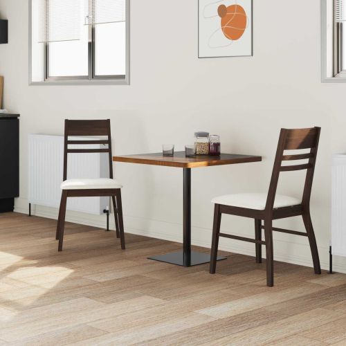 Обедени столове 2 pcs Светло кафяво 43 x 54 x 89 см