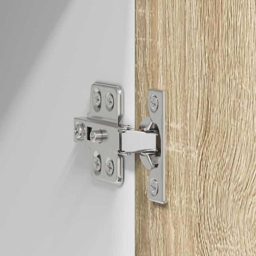 Висящ шкаф Сонома дъб и бяло 50 x 31 x 80 см Инженерно дърво