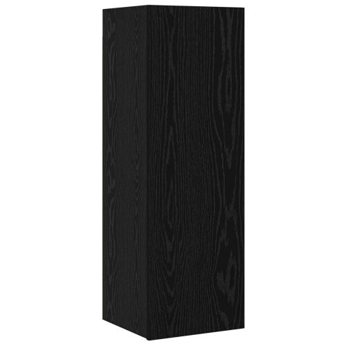 Комплект ТВ шкаф 6 pcs Черния дъб 100 x 30 x 30 cm