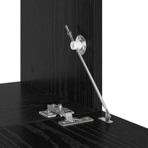 Комплект ТВ шкаф 8 pcs Черния дъб Инженерно дърво