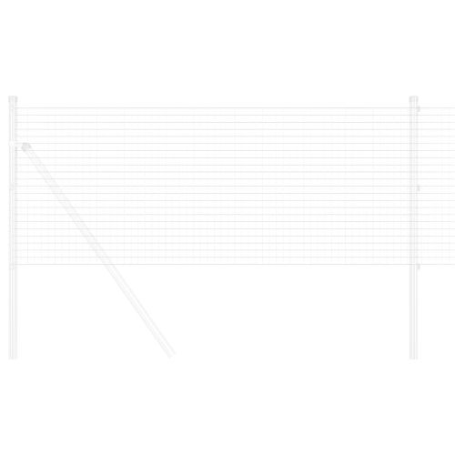 Заварена мрежа ограда Сребрист 0.8 x 25 m