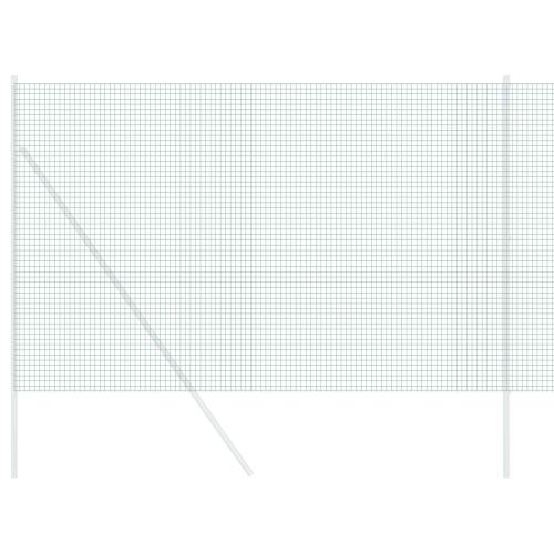 Заварена мрежа ограда Зелен 1.6 x 10 m