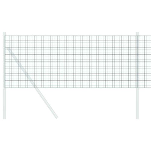 Заварена мрежа ограда Зелен 0.4 x 25 м