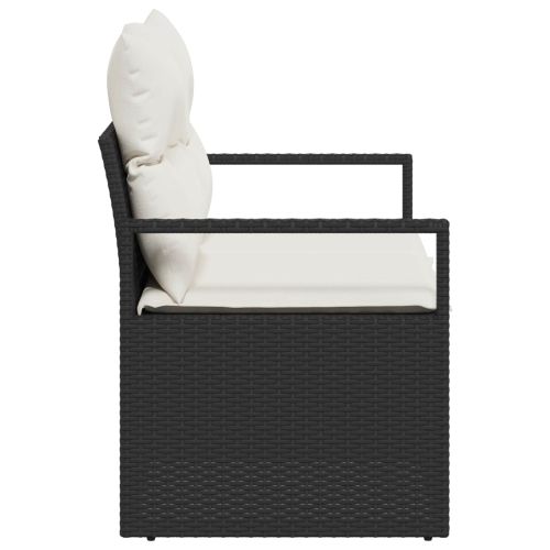 Градински диван с възглавница 120 x 62 x 69 см полиратан