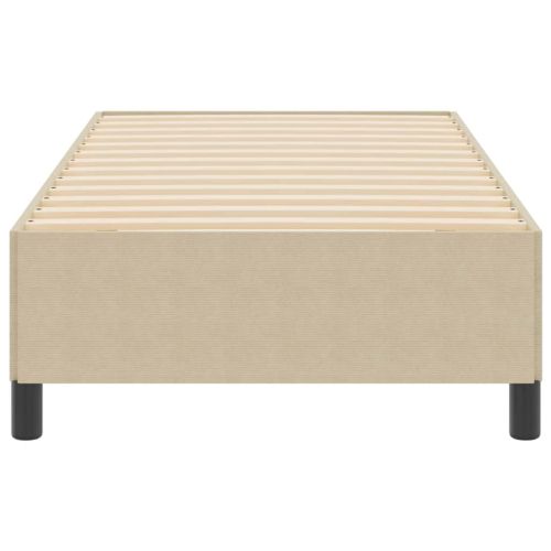 Рамка за легло Сивозелен 90 x 200 cm Кадифе