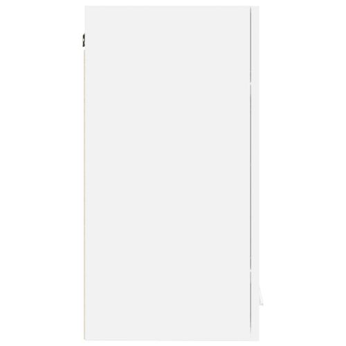 Висящ шкаф "Lyon", бял гланц, 60x31x60 см, инженерно дърво