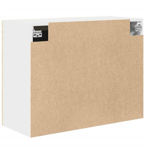 Висящ стъклен шкаф "Lyon", дъб сонома, 80x31x60 см, инженерно дърво