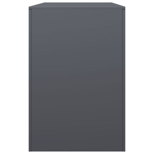 Стойка за дърва за огрев, антрацит, 100x40x60 см, стомана