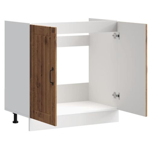 Шкаф за мивка, Lucca, старо дърво, инженерно дърво