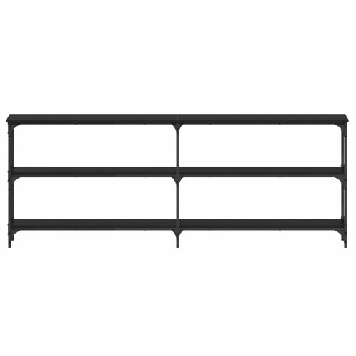 Конзолна маса Черен дъб 200 x 29 x 75 cm