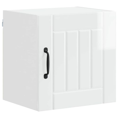 Кухненски шкаф 2 pcs Лъскаво бяло 40 x 31 x 40 см