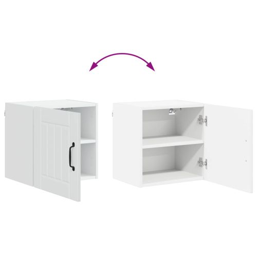 Кухненски шкаф 2 pcs Лъскаво бяло 40 x 31 x 40 см