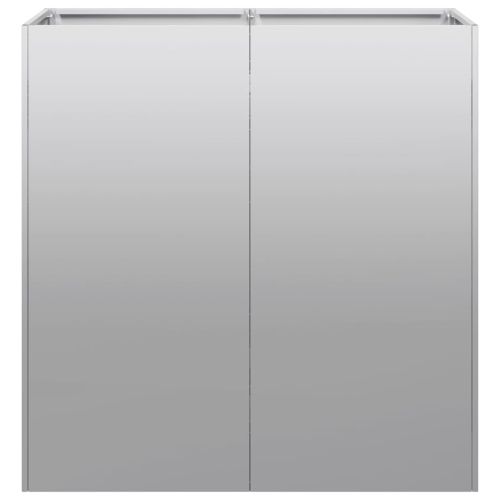 Кашпа, 80x40x80 см, поцинкована стомана