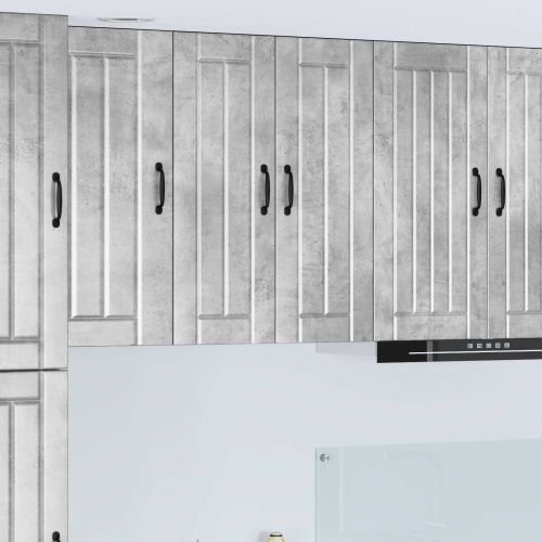 Кухненски шкаф Циментено сиво 60 x 31 x 80 см Инженерно дърво