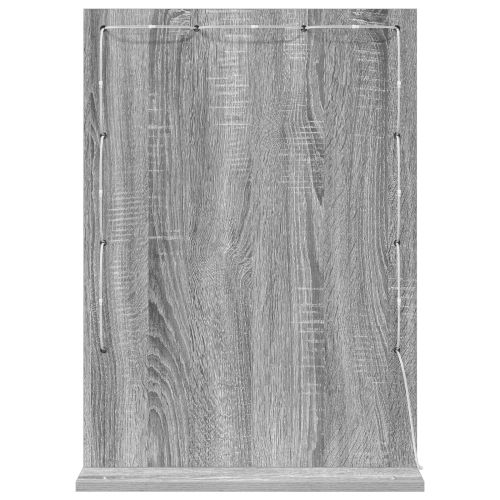 Огледало за грим Правоъгълна Сив Сонома 70 x 50 x 18 см