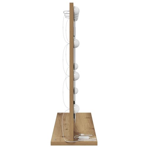 Огледало за грим Правоъгълна Старо дърво 60 x 55 x 18 см