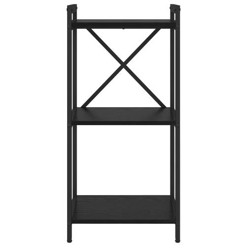 Рафт за книги Черния дъб 40 x 30 x 85 см Инженерно дърво
