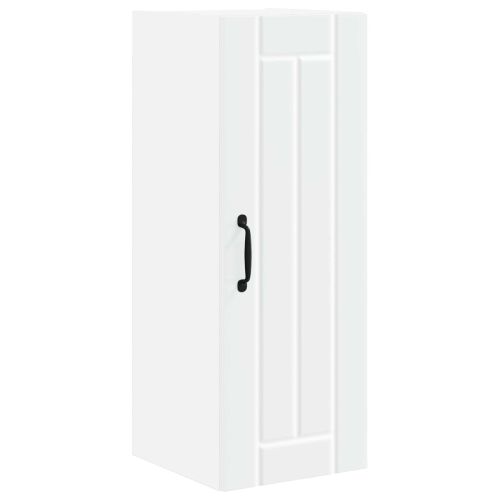 Кухненски шкаф 2 pcs Бяло 30 x 31 x 80 см Инженерно дърво